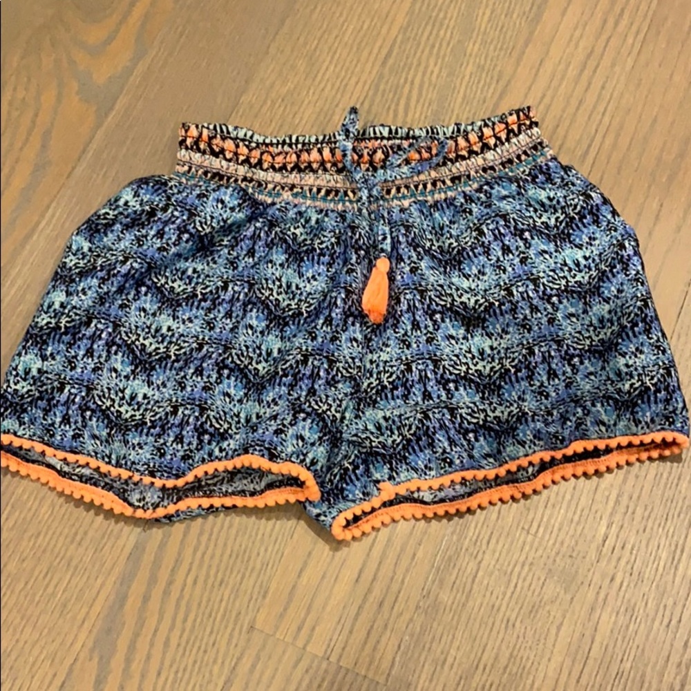 Japna Kids flowy shorts with pompoms and tassels